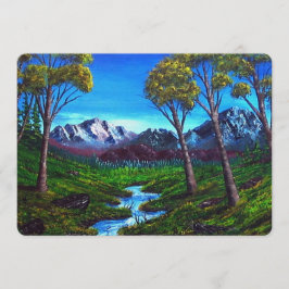 Rocky Mountain Stream Abstrakt gestrichen