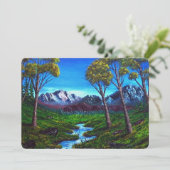 Rocky Mountain Stream Abstrakt gestrichen (Stehend Vorderseite)