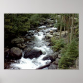 Rocky Mountain Stream Posters Poster (Vorne)
