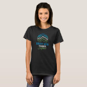 Rocky Mountain Thunder Softball Retro Sunset T-Shirt (Vorne ganz)