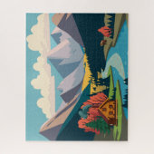 Rocky Mountain Valley Wildlife Puzzle (Vertikal)