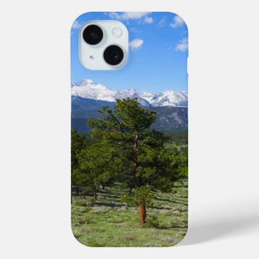 Rocky Mountain View Landschaft Case-Mate iPhone Hülle (Rückseite)