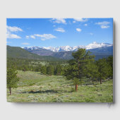 Rocky Mountain View Landschaft Gästebuch (Rückseite)