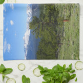 Rocky Mountain View Landschaft Geschirrtuch (Gefaltet)