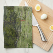 Rocky Mountain View Landschaft Geschirrtuch (Viertel Falte)