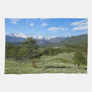 Rocky Mountain View Landschaft Geschirrtuch