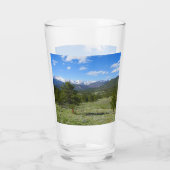 Rocky Mountain View Landschaft Glas (Rückseite)