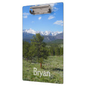 Rocky Mountain View Landschaft Klemmbrett (Links)
