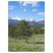 Rocky Mountain View Landschaft Klemmbrett (Rückseite)