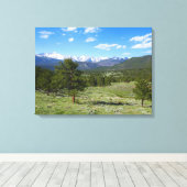 Rocky Mountain View Landschaft Leinwanddruck (Insitu (Holzboden))