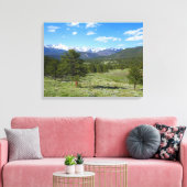 Rocky Mountain View Landschaft Leinwanddruck (Insitu (Wohnzimmer))