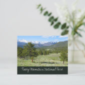 Rocky Mountain View Landschaft Postkarte (Stehend Vorderseite)