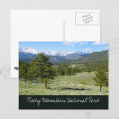 Rocky Mountain View Landschaft Postkarte (Vorne/Hinten)