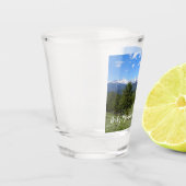Rocky Mountain View Landschaft Schnapsglas (Links)