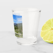 Rocky Mountain View Landschaft Schnapsglas (Rechts)