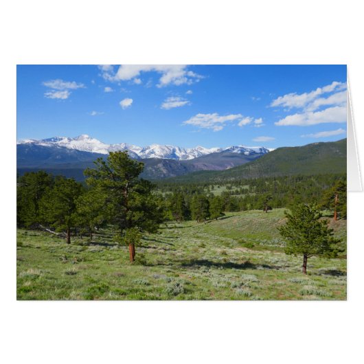 Rocky Mountain View Landschaftliche Landschaft (Vorderseite (Horizontal))