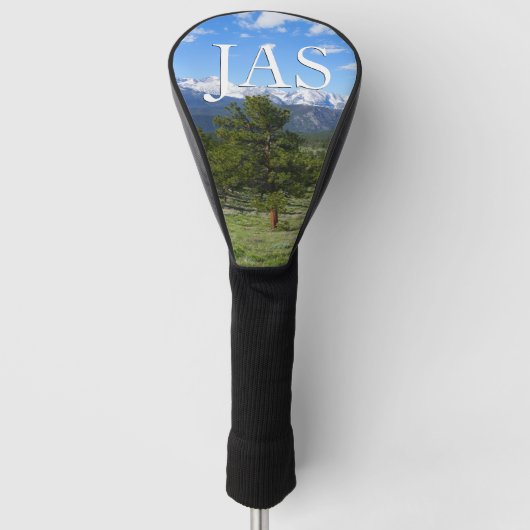 Rocky Mountain View Landschaftliche Landschaft Golf Headcover (Vorderseite)
