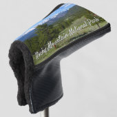 Rocky Mountain View Landschaftliche Landschaft Golf Headcover (3/4 Vorderseite)