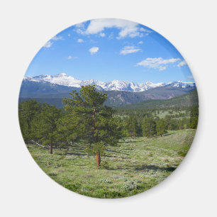 Rocky Mountain View Landschaftliche Landschaft Magnet