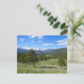 Rocky Mountain View Landschaftliche Landschaft Postkarte (Stehend Vorderseite)