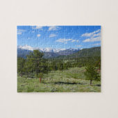 Rocky Mountain View Landschaftliche Landschaft Puzzle (Horizontal)