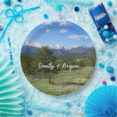 Rocky Mountain View Pappteller (Party)