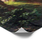 Rocky Mountain Waterfall - Albert Bierstadt Poster (Ecke)