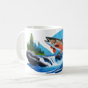 Rocky Mountain Wildforellenbach Kaffeetasse