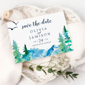 Rocky Mountain Ziel Save the Date Postkarte