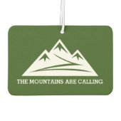 Rocky Mountain Zitat Auto Lufterfrischer (Rückseite)