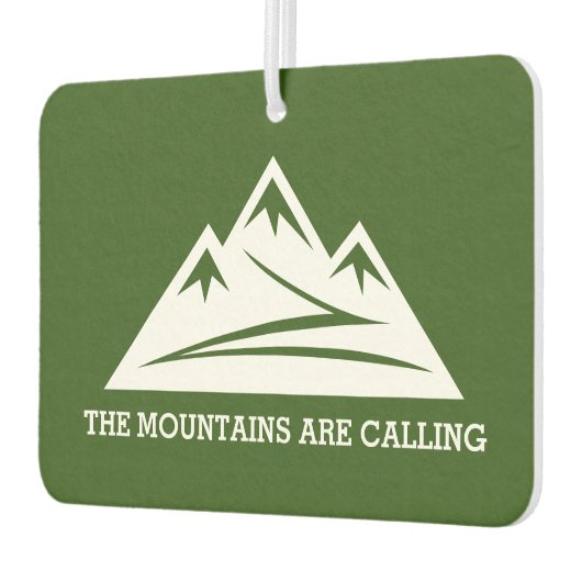 Rocky Mountain Zitat Auto Lufterfrischer (Links)