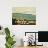ROCKY MOUNTAINES, COLORADO Poster (Heimbüro)