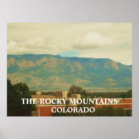ROCKY MOUNTAINES, COLORADO Poster (Vorne)
