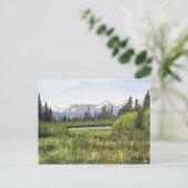 ROCKY MOUNTAINES POST CARD POSTKARTE (Stehend Vorderseite)