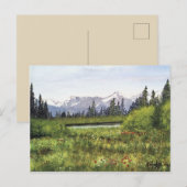 ROCKY MOUNTAINES POST CARD POSTKARTE (Vorne/Hinten)