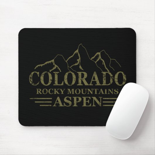 Rocky Mountains Aspen Colorado Mousepad (Mit Mouse)