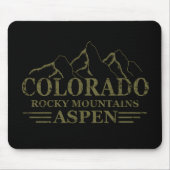 Rocky Mountains Aspen Colorado Mousepad (Vorne)