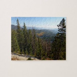 Rocky Mountains Blick im Frühherbst Puzzle