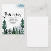 Rocky Mountains Books für Baby Card Begleitkarte (Vorne/Hinten)