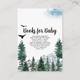 Rocky Mountains Books für Baby Card Begleitkarte