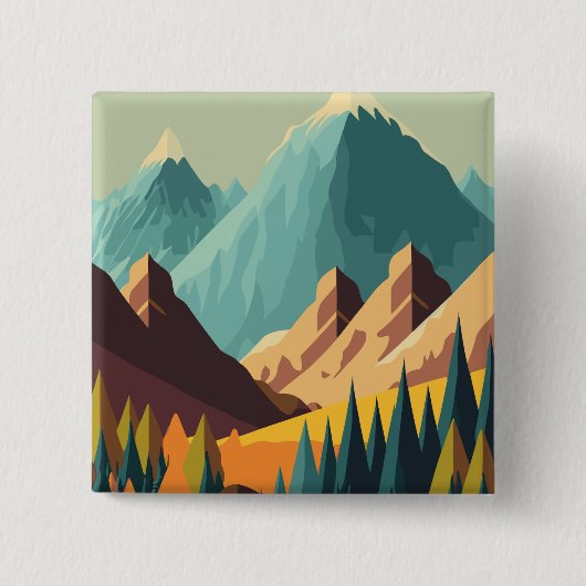 Rocky Mountains Button (Vorderseite)