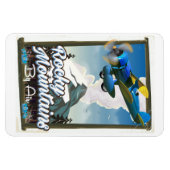 Rocky Mountains by Air! Magnet (Horizontal)