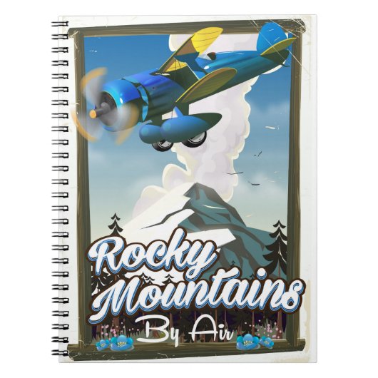 Rocky Mountains by Air! Notizblock (Vorderseite)