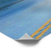 Rocky Mountains Cargo Truck Highway Poster (Ecke)