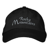 Rocky Mountains Colado bestickter Hut (Vorderseite)