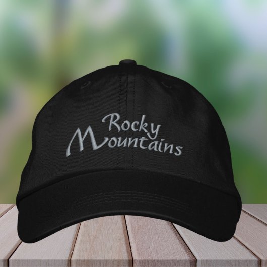 Rocky Mountains Colado bestickter Hut