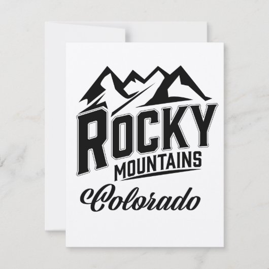 Rocky Mountains Colorado (Vorderseite)
