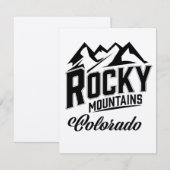 Rocky Mountains Colorado (Vorne/Hinten)
