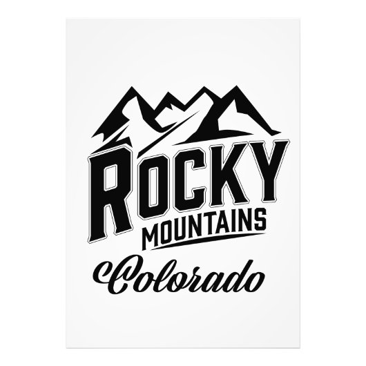 Rocky Mountains Colorado Fotodruck (Vorne)