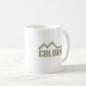 Rocky Mountains Colorado Kaffeetasse (VorderseiteRechts)
